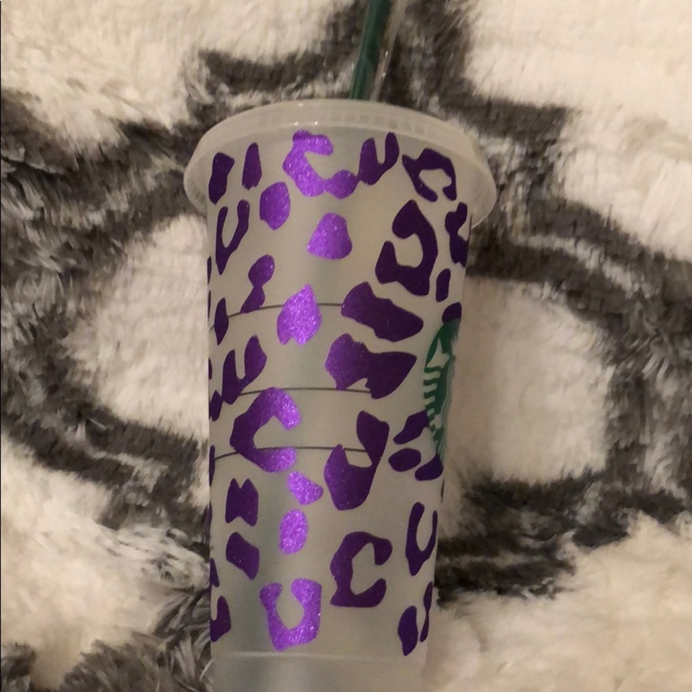 Starbucks Beautiful cheetah print custom cup - Picture 14 of 16